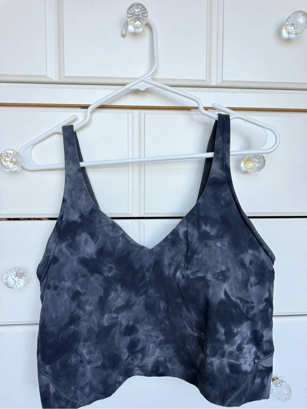 lululemon athletica Black Tie-Dye Bralette Tank